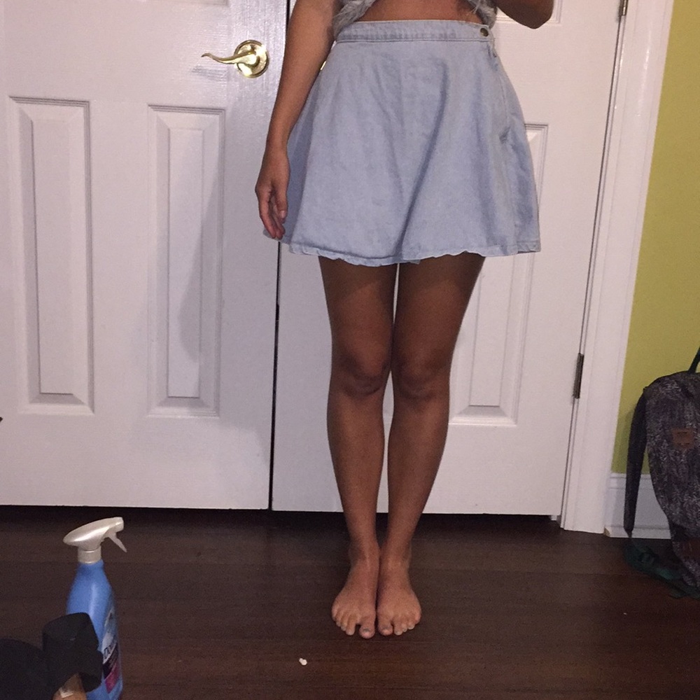 American Apparel denim skirt